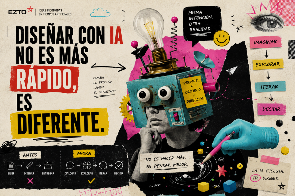 Diseñar con IA no es más Rápido, es Diferente