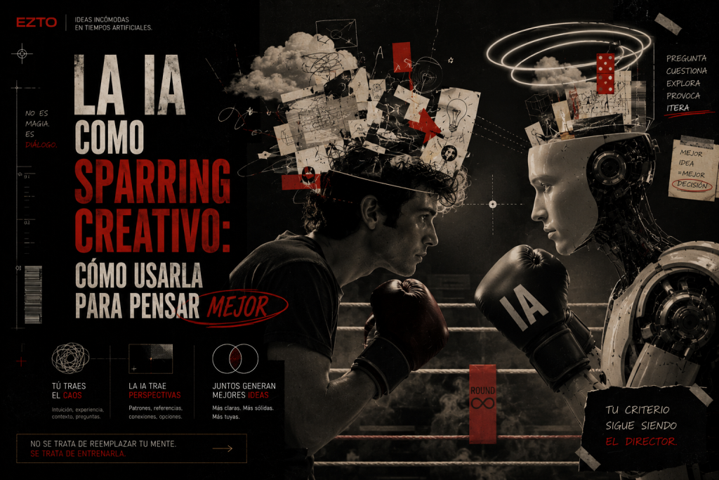 La IA como Sparring Creativo: Cómo Usarla para Pensar Mejor