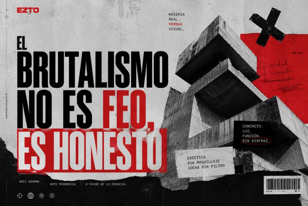 El Brutalismo no es Feo, es Honesto