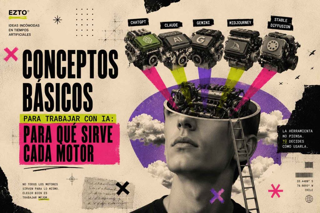 Conceptos básicos para trabajar con IA: para qué sirve cada motor